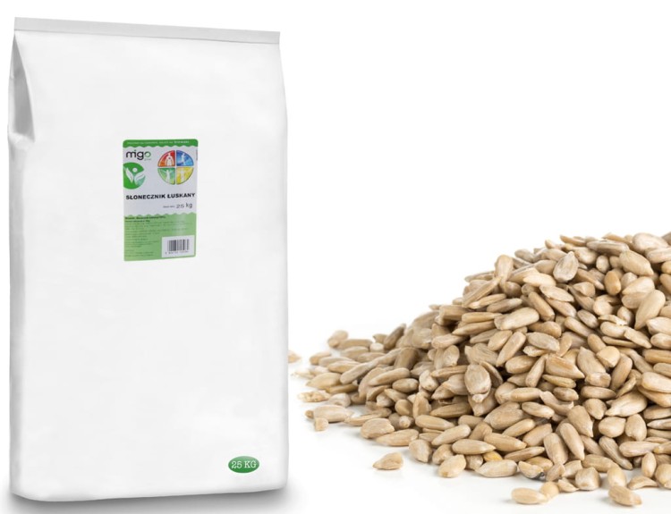 słonecznik łuskany worek 25 kg