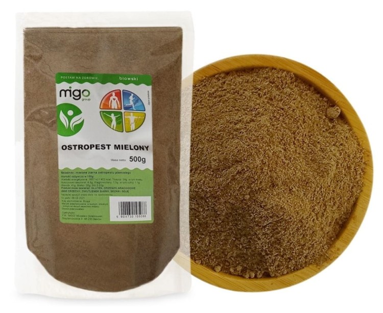 Ostropest plamisty mielony