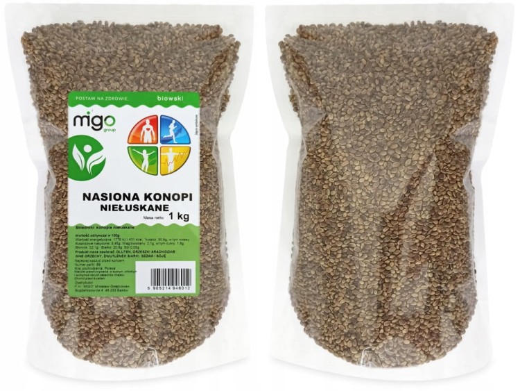 nasiona konopi ziarno