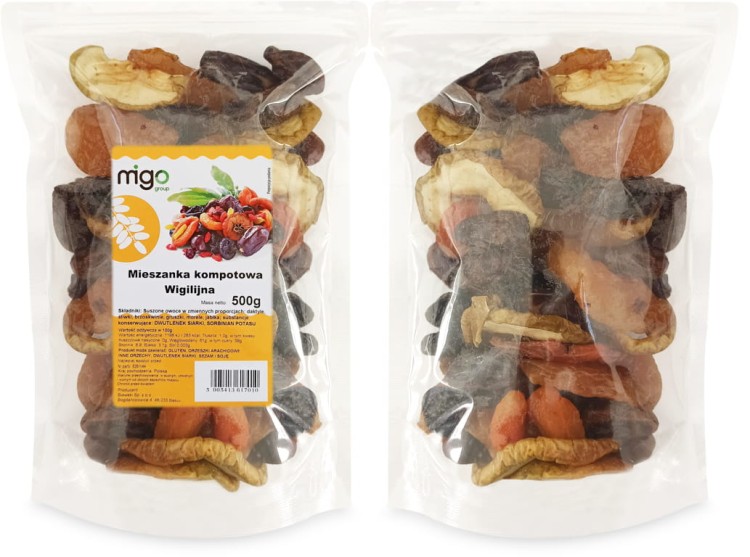 mieszanka wigilijna suszone owoce