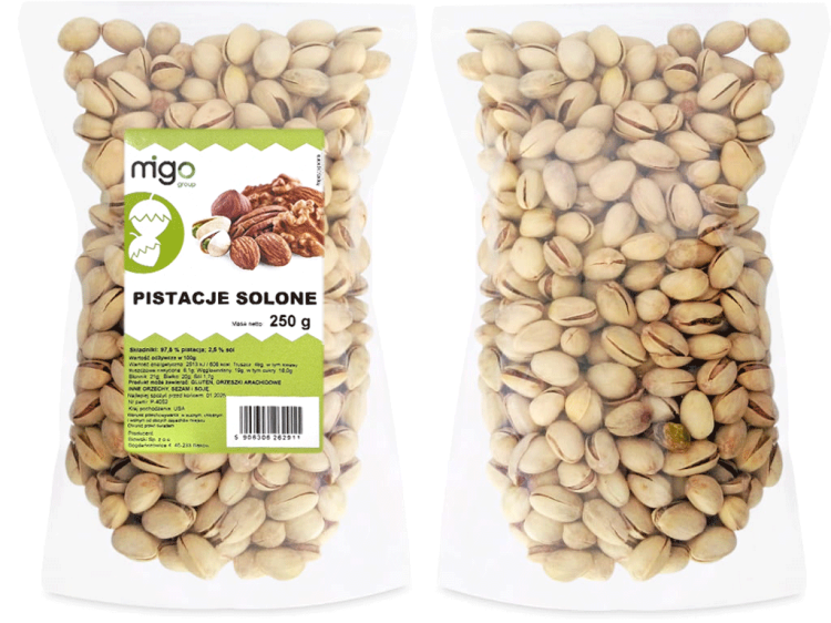 pistacje solone 250 g