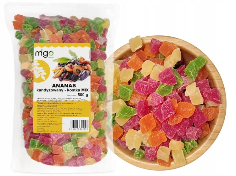 ANANAS-Kandyzowany-kostka-MIX-kolorow-500g-MIGOgroup
