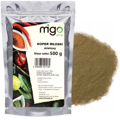 koper włoski mielony 500g MIGOgroup.png