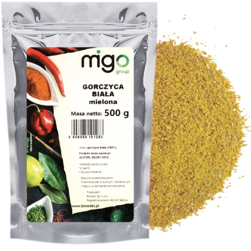 gorczyca biała mielona 500g migogroup.webp